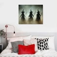 thumbnail image 5 of ERAPDAUR Creepy Witch Decor Vintage Halloween Wall Decor Three Witches Posters Retro Wall Art Horror Witchy Decor Aesthetic for Room Decor Family Wall Decor 16x12in, 5 of 6