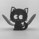 thumbnail image 1 of Portarrollos de papel higiénico Perfecl Soporte de papel independiente Gato, 1 of 8