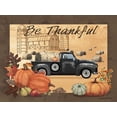 thumbnail image 2 of Phillips, Anita 32x25 Black Ornate Wood Framed with Double Matting Museum Art Print Titled - Be Thankful, 2 of 4