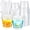 15-24 oz, variant on 15 Count 24 oz Clear Plastic Drink Buckets with Lids and Straws