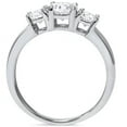 thumbnail image 2 of Pompeii 1ct Diamond 3 Three Stone Engagement Ring 10K White Gold (I/J,I2-I3), 2 of 5