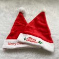 thumbnail image 3 of Naughty and Nice Christmas Santa Hats (2 Pack, Red), 3 of 3