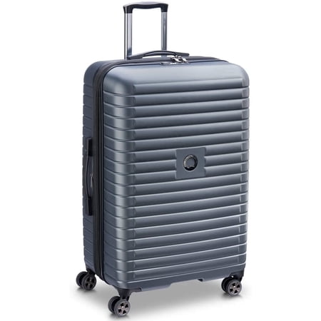 DELSEY PARIS Cruise 3.0 Large Checked Hardside Expandable Spinner Luggage, Graphite