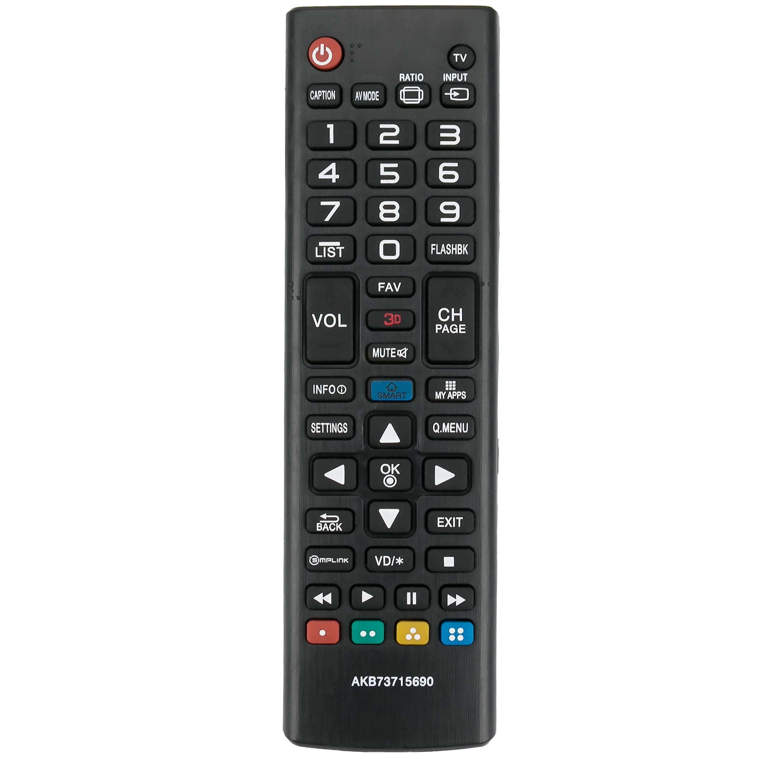 New AKB73715690 Replaced Remote Control fit for LG Smart 3D Plasma LCD
