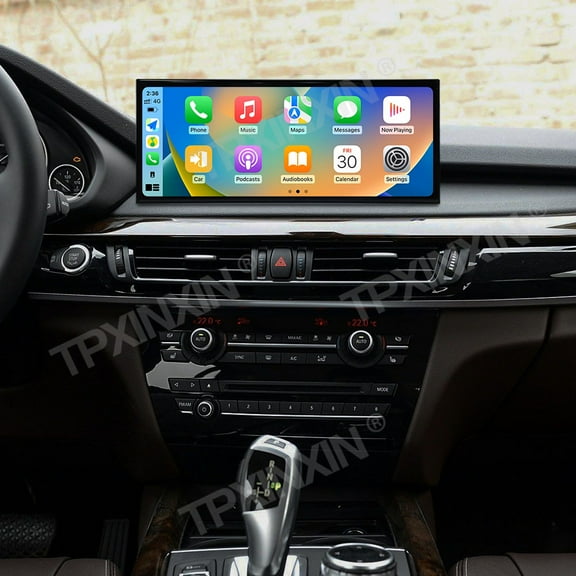 TPXINXIN 15.8 inch Android 14 Car Radio for BMW X5/X6 F15 2014-2018 Wirless Carplay GPS Navigation Screen Upgrade Multimedia（NBT system）