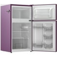 thumbnail image 2 of Frigidaire 3.1 Cu. ft. Compact Refrigerator with Freezer Compartment, 2-Door Retro Fridge with Built-in Side Bottle Opener, Plum, 2 of 5