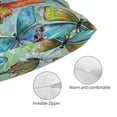 thumbnail image 5 of Salouo Retro Seamless Flying Butterflies Pattern Pillow Cases,1PC Pillow Covers with Envelope Closure Decorative Pillow Case for Bed Couch,Pillows Not Included-14"x20", 5 of 6