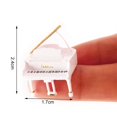 thumbnail image 4 of Piano Y Banco Modelo de Instrumento Musical Pequeño para Casa de 1:64 CUTICAT mini-piano, 4 of 7