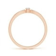 thumbnail image 2 of ANGARA Lab Grown Tapered Diamond Solitaire Promise Ring for Women in 14K Rose Gold (Size-2.3mm| Color-F-G| Clarity-VS) | April Birthstone, Anniversary, Jewelry Gift for Women | Lab-Grown Diamond Ring, 2 of 4