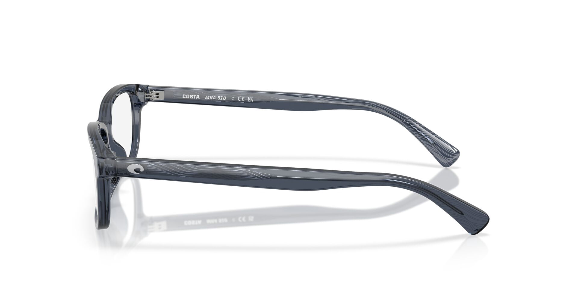Costa Del Mar Unisex Size 53 MRA 510 Optical Eyeglasses, Abyss Blue/Demo Lens