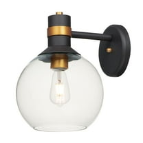 Maxim 10319 Cabin 1 Light 13" Tall Led Outdoor Wall Sconce - Bronze / Gold / Clear Glass