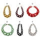 thumbnail image 5 of Guardurnaity Mujer declaración collar grueso gargantilla cadena collares decoración joyería adorno accesorio boda cumpleaños fiesta Ropa, zapatos y accesorios Miscelánea Rojo, 5 of 6