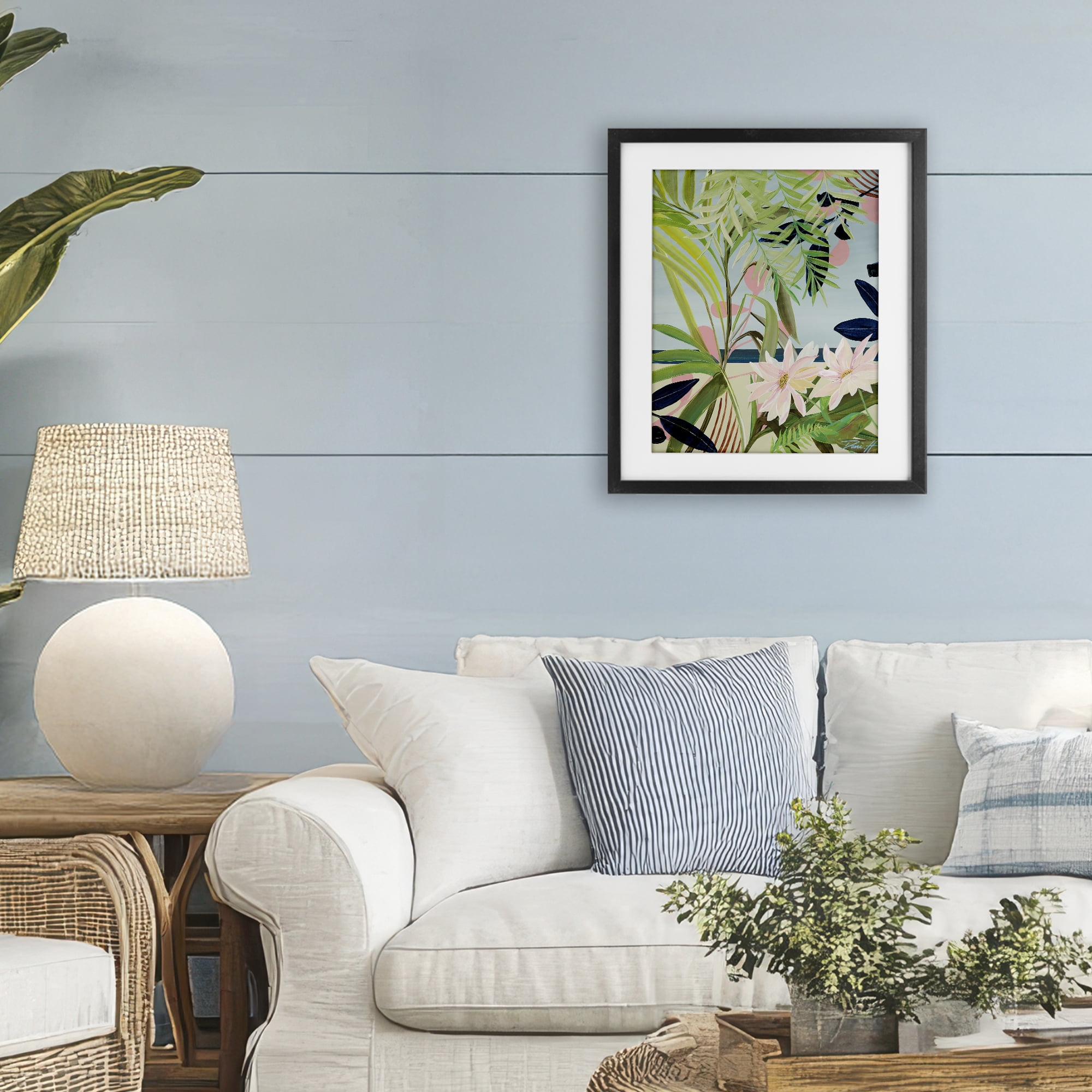 Stupell Industries Discovery of Lush Plants Black Framed Print Under Glass, design by Dani Heyward