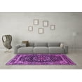 thumbnail image 3 of Ahgly Company Indoor Rectangle Persian Purple Traditional Area Rugs, 8' x 10', 3 of 4