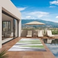 thumbnail image 3 of Sage Green Gray Outdoor Rug for Patio/Deck/Porch, Non-Slip Large Area Rug 4 x 6 Ft, Gradient Country Abstract Aesthetic Indoor Outdoor Rugs Washable Area Rugs, Reversible Camping Rug Carpet Runner, 3 of 8
