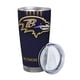 thumbnail image 2 of Taza térmica duradera de acero inoxidable 304 con temática del equipo de fútbol de los Ravens con tapa y pajita Taza térmica de acero inoxidable de 20 oz Taza para automóvil Adecuada para bebidas, 2 of 8