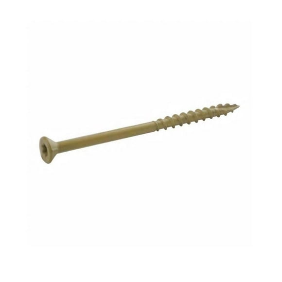 Tornillos de cubierta Grip-Rite PrimeGuard Plus n.º 10, 8,9 cm, color canela