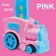 thumbnail image 2 of 60 piezas , DominoesTrain eléctrico para de juguete, juguete educativo automático modelo de tren aprendizaje - Rosa Yotijar bloque de dominó tren eléctrico, 2 of 7