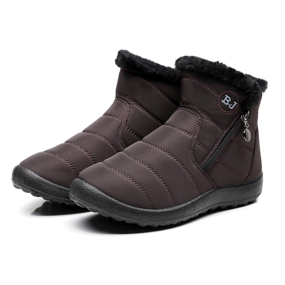 Tawop Hunter Rain Boots For Women,Winter Warm Waterproof Cotton Shoes Nylon Snow Ankle Short Boots Botas Womens Ankle Boots Silver Boots