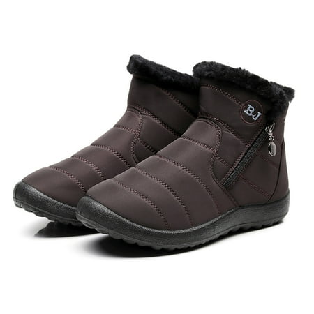 

MIASHUI Women s Winter Warm Waterproof Cotton Shoes Nylon Snow Ankle Short Boots Botas Women Sneakers Shoes Wedges Women Shoes Casual