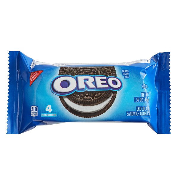 (Price/Case)Oreo Single Serve Cookie 1.59 Ounce Per Pack - 30 Per Box - 4 Per Case