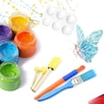 thumbnail image 4 of 16 piezas de pinceles para niños, pinceles de pintura lavables, juego de pinceles de pintur MABOTO Set de borchas, 4 of 7