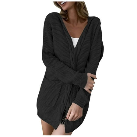 

Women s Cable Knit Cardigan Sweaters Sleeveless Womens Trendy Loose Ao Ar Livre para Corrida Quente Winter Warm Parka Corset Bustier Holiday Strapless Feminino Casaco Parka De Pelúcia