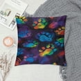 thumbnail image 2 of Orinice Paw Prints Furry Art Graphic Decorative Cushion Throw Pillow Cover Aesthetic Decor for Home Couch Living Room Bed Sofa Square 1PC 24x24in, 2 of 5