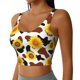thumbnail image 2 of Fotbe Cow Print Sunflower Sujetador Deportivo Largo sin Aros para Mujer con Almohadillas y Soporte Medio, Transpirable y Absorbente, Camiseta Tipo Chaleco o Tank Top-X-Large, 2 of 8