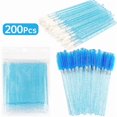 thumbnail image 1 of 200 Pcs Brosse Spéciale pour Extension de Cils Micro Brosse à Lèvres en Coton pour Outil d'Extension de Cils, 1 of 5