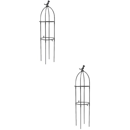 Set of 2 Wire Gardening Pergolas Support for Climbing Plants Set of 2 Wire Gardening Pergolas Support for Climbing Plants