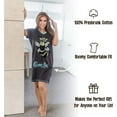 thumbnail image 6 of LazyOne Women's Nightgown, Funny V-Neck Sleep Shirt for Women (Leaf Me Alone, L/XL), 6 of 7