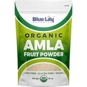 Blue Lily Organics Amla (Amalaki / Indian Gooseberry) Fruit Powder. 1 Pound (16 oz)