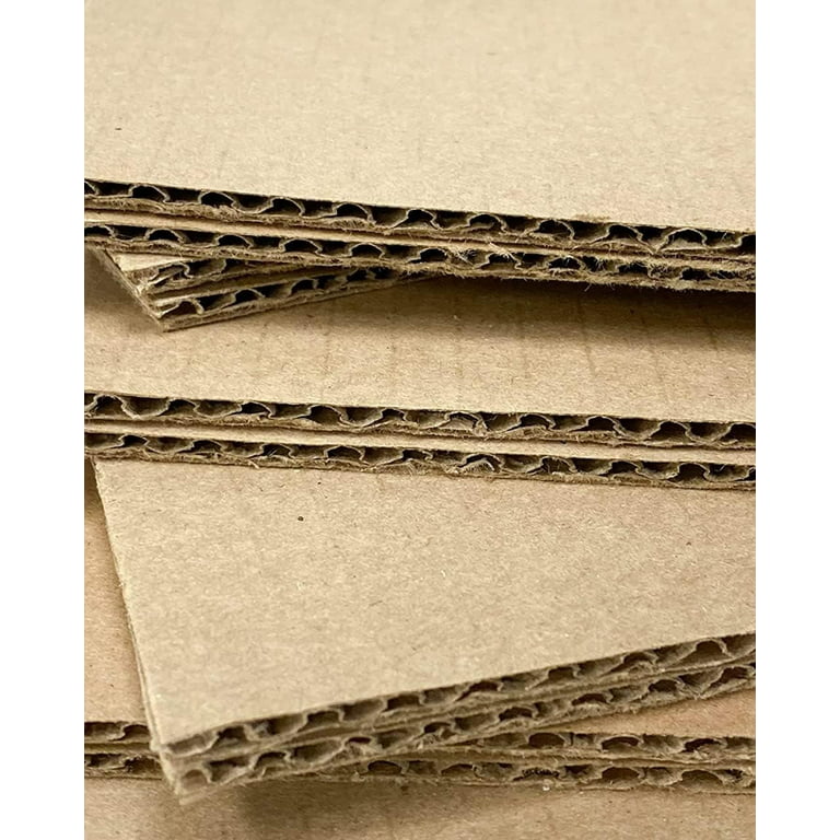 50 8.5x11 Cardboard Corrugated Pads Inserts Filler Sheet 8.5 x 11 