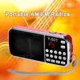 thumbnail image 2 of Y-501 FM Digital Radio Support TF Card USB AUX Portable LED Flashlight Audio Music Player Speaker Compatible with Mobile Phone, 2 of 5