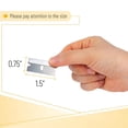 thumbnail image 3 of EXLEAF Single Edge Razor Blades,100 Pack,Silver,Straight Edge,Scraper Blades, 3 of 7