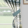 thumbnail image 5 of Chezmoi Collection Lake 4-Piece Northwest Cabin Lodge Window Curtain Set with Sheer Backing - Multicolor Pine Tree Fish Deer Explorer Mountain Printed Microfiber, 120 inch x 84 inch, 5 of 9