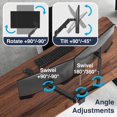 thumbnail image 6 of Desky Dual Gas Eco Monitor Arm, 6 of 10