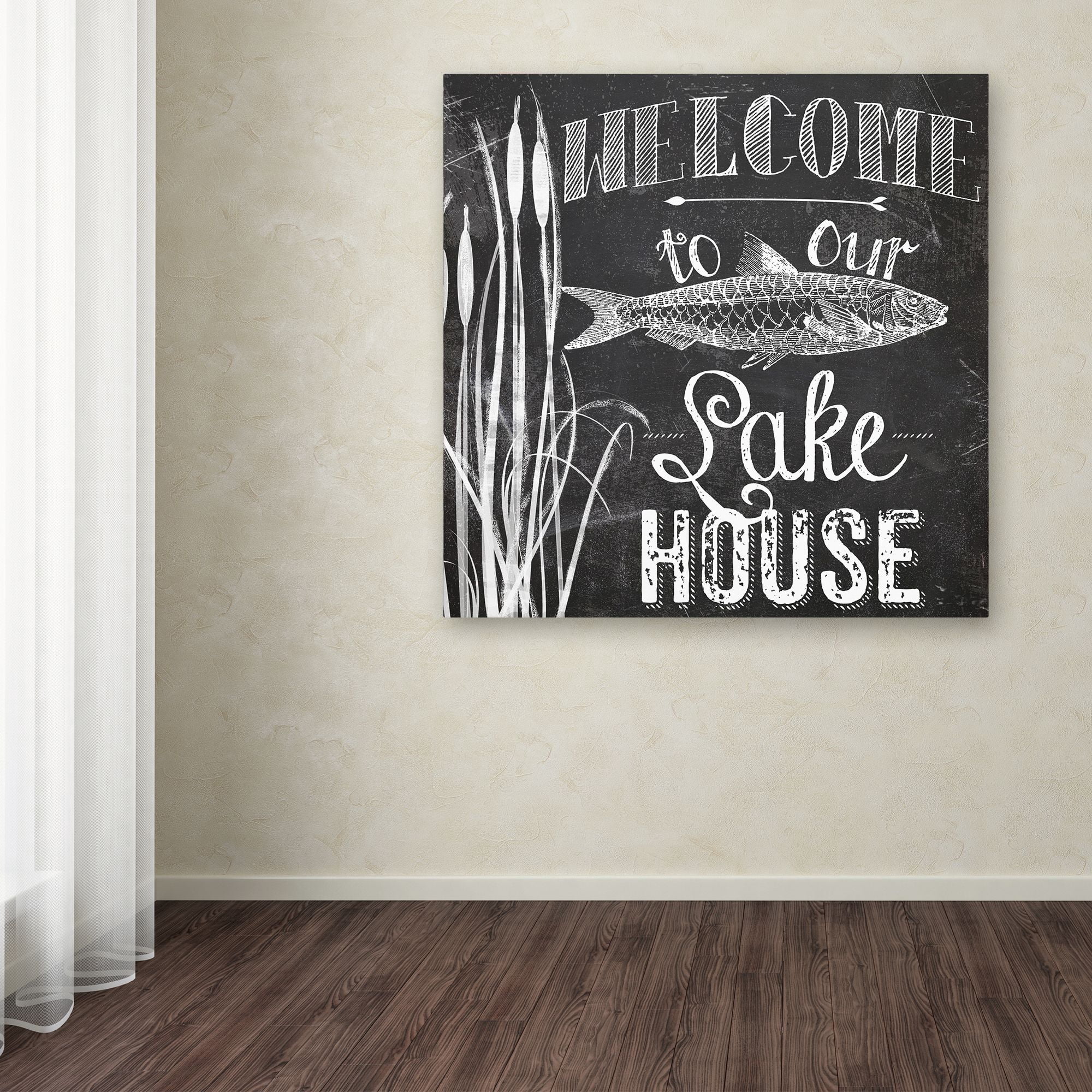 Trademark Fine Art "Lake House I" Canvas Art by Color Bakery