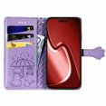 thumbnail image 3 of Funda Cartera FOXDOCK para iPhone 15 ProMax , Flip PU con Relieve de Gatos y Perros, Tarjetero y Soporte, 3 of 6