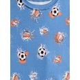 thumbnail image 2 of Wonder Nation Boys Short Sleeve Top, Pants and Shorts Pajama Sleep Set, 3-Piece, Sizes 4-10, 2 of 4