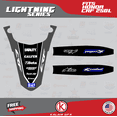thumbnail image 2 of Kalair GFX Graphics Kit for Honda CRF250L (2017-2020) Lightning Series, 2 of 5