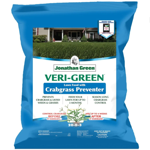 Jonathan Green VeriGreen Lawn Food w/ Crabgrass Preventer, 15m
