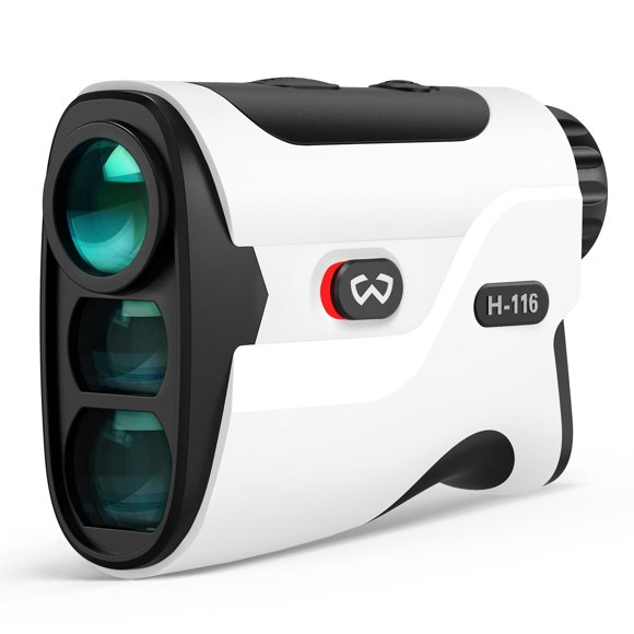 Telémetro de golf WOSPORTS de 1200/1500 yardas con pendiente e imán