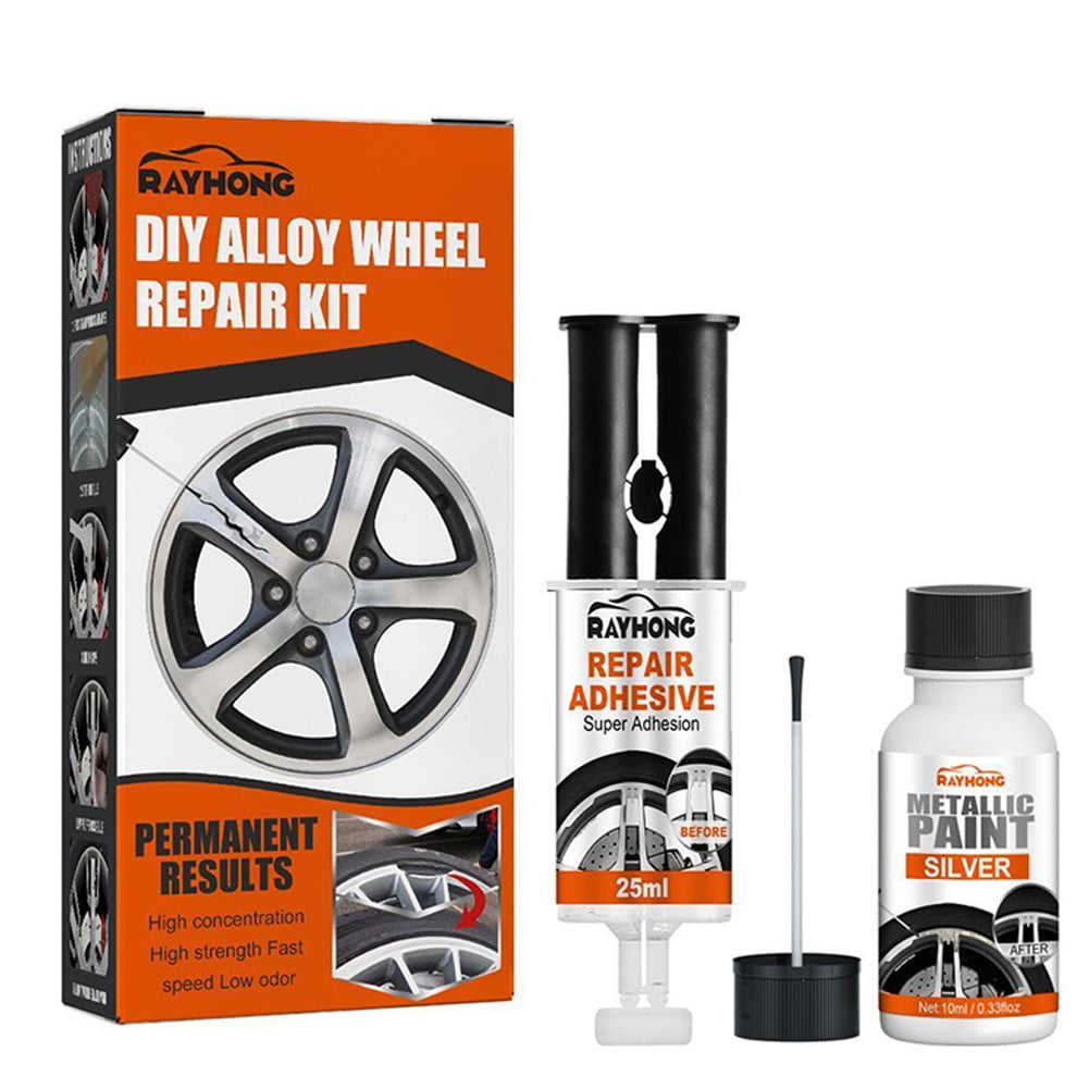 Universal Alloy Wheel Rim Scratch Repair Kit For Car Scratch Fix Quick