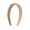 Tan, variant on 1 inch Vegan Leather Headband for Women and Girls (Tan)