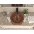 thumbnail image 4 of Anzzi LS-AZ336 20 in. Admiral Handmade Vessel Sink with Floral Design Interior in Polished Antique Copper, 4 of 4
