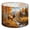 Color 1, variant on Linen Drum Lampshades Majestic Stag Foggy Forest Landscape Mountain Rustic Hunting 13"x13"x10" Light Shade for Table Lamps Floor Lamp Shades Lampshade Replacement Assembly Required