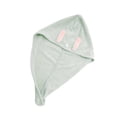 thumbnail image 4 of Unique Bargains 1pc Absorbent Cartoon Rabbit Ears-shaped Hair Towel 24.41"x 9.06" Green, 4 of 5