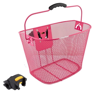 Panier De Porte-bagages Vélo Sunlite Rack Top Mesh QR - Acier Noir 12x16x9 Pouces